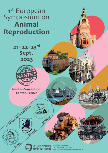 1st European Symposium On Animal Reproduction Poster 450x636